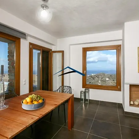 Villa Ailiea With A Swimming Pool And Fantastic Sea View Near Ioulis