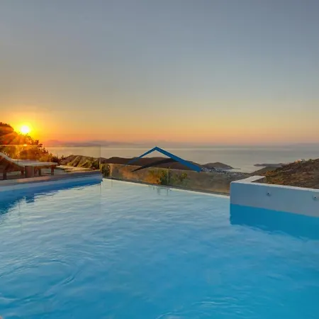 Ailiea With A Swimming Pool And Fantastic Sea View Near Villa Ioulis