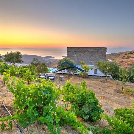 Villa Ailiea With A Swimming Pool And Fantastic Sea View Near Ioulis